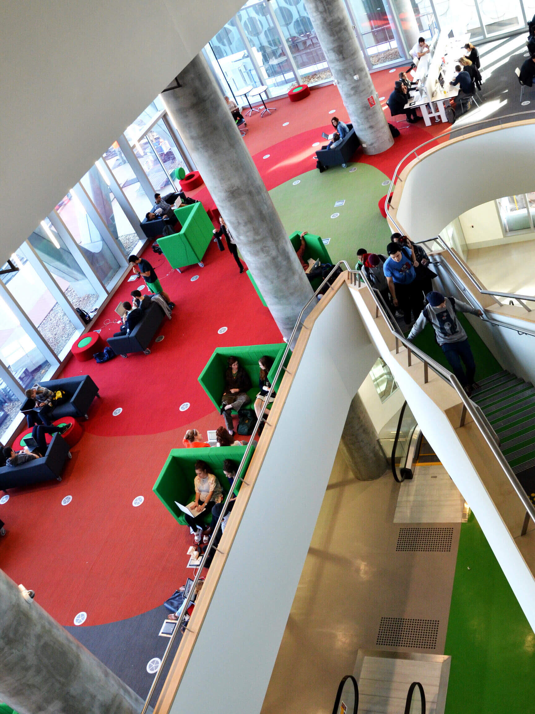 Inside Campus der Swinburne University in Melbourne 