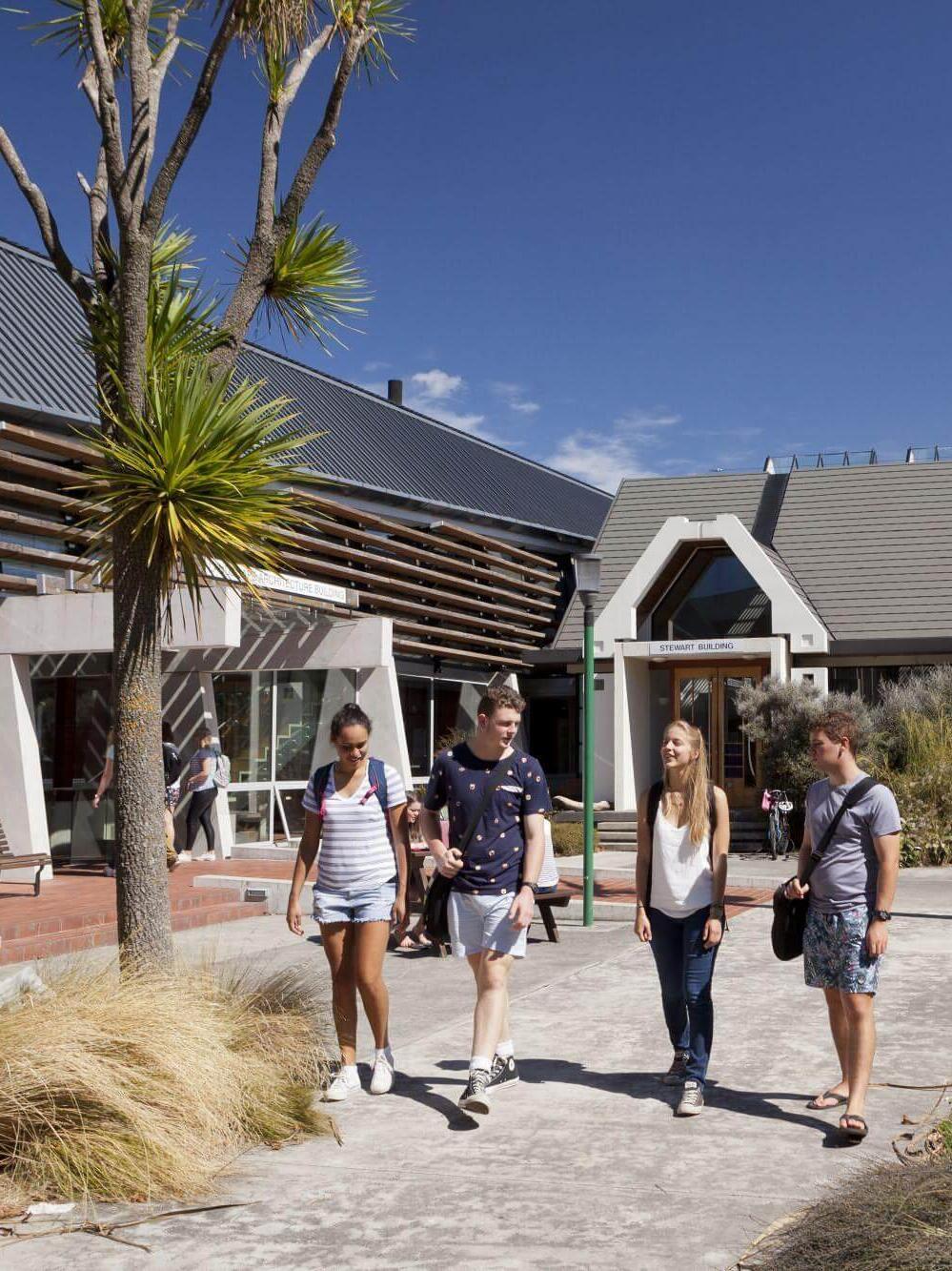 Campus der Lincoln University in Christchurch