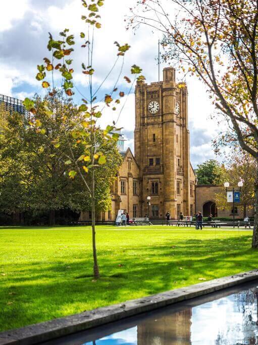 Studiere an der University of Melbourne in Australien